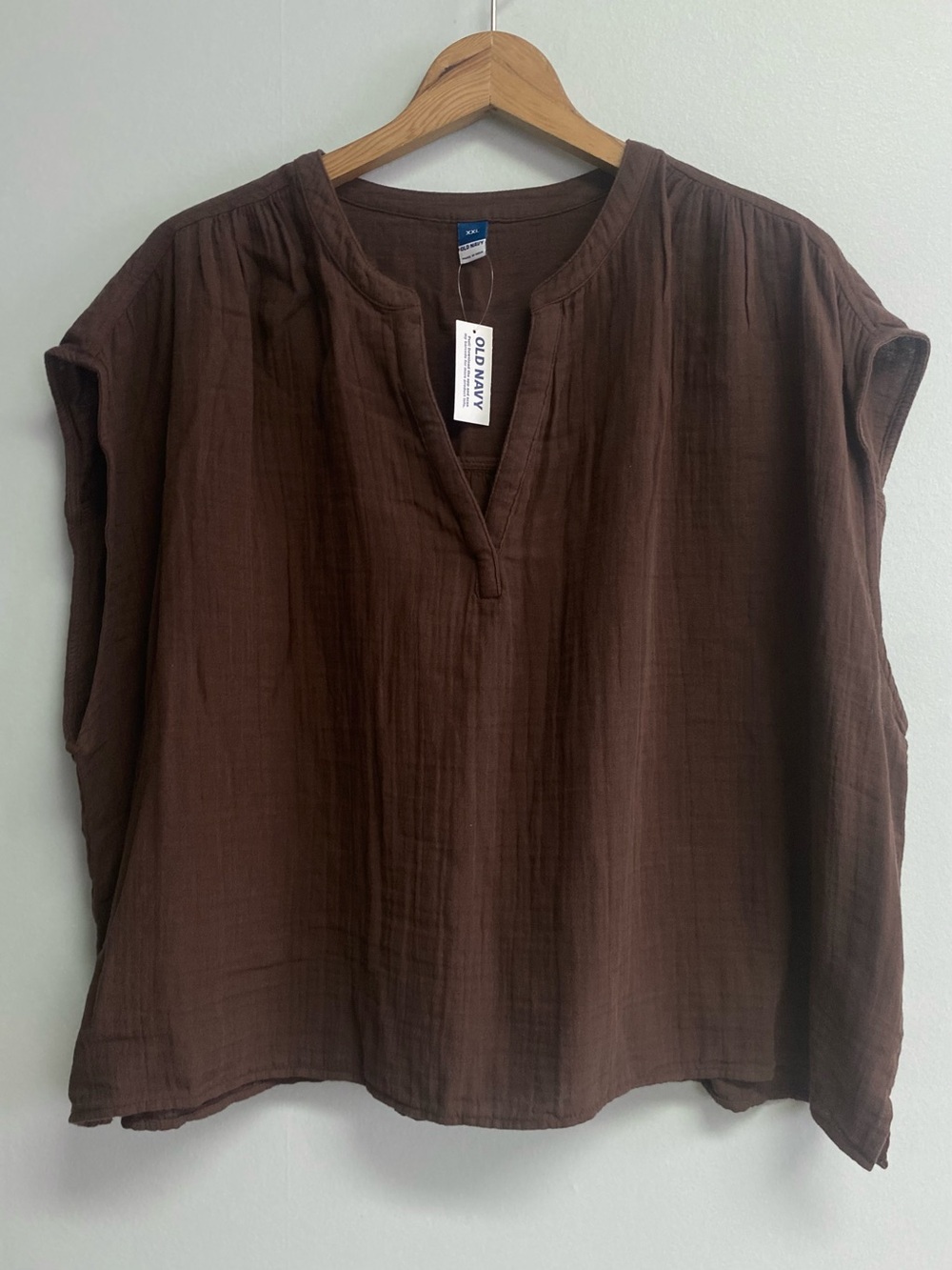 NWT OLD NAVY GAUZY BOXY TOP - XXL